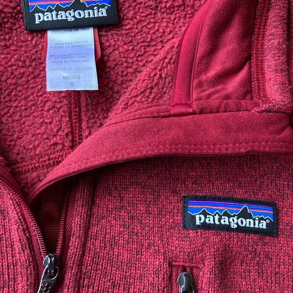 Mens Small Red Patagonia Better Sweater